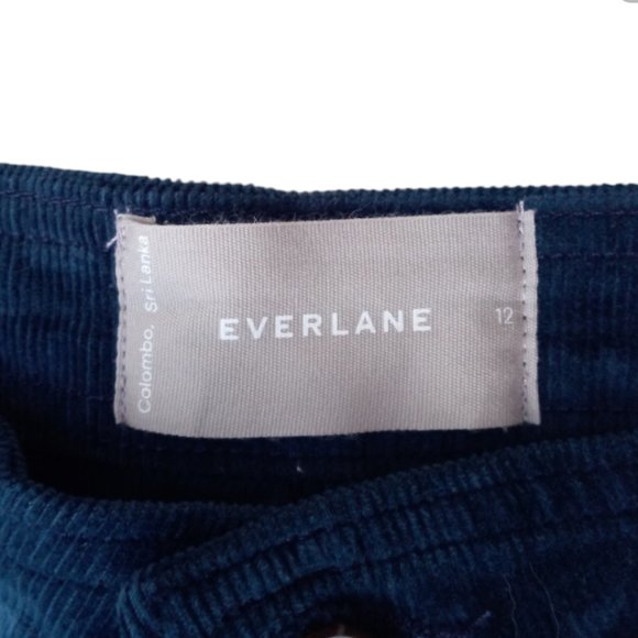 Everlane "The Corduroy Wide Leg Pant" Teal 12 - Picture 6 of 13